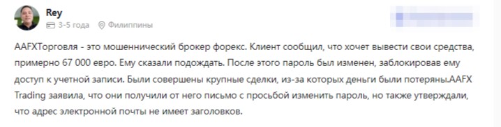 AAFX мошенник