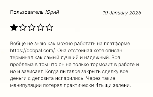 QCB Pal отзывы клиентов