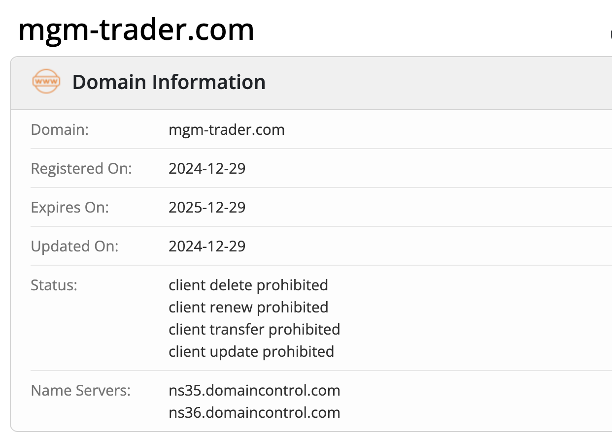 MGM Trader LTD скам