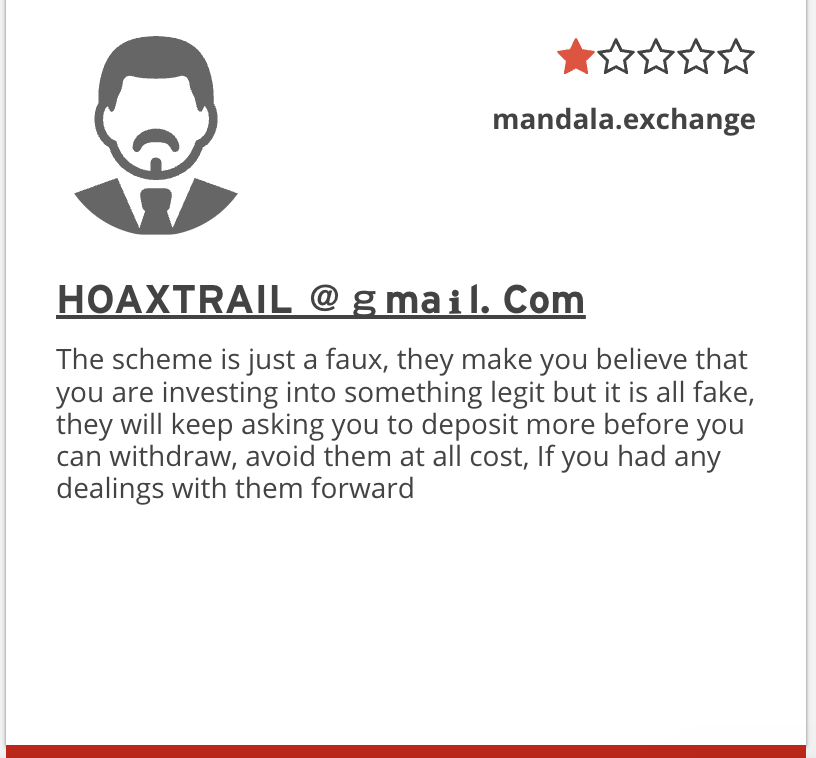 настоящие отзывы Mandala Exchange