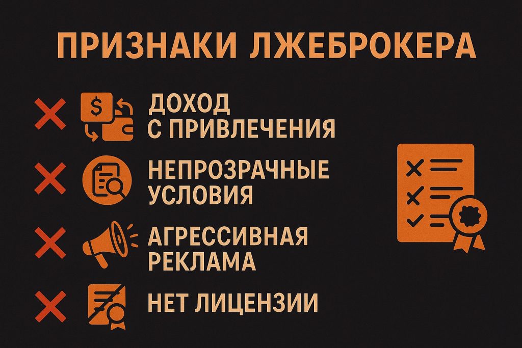 Главные признаки лжеброкера