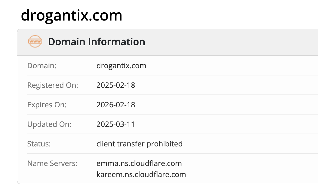 Drogantix домен